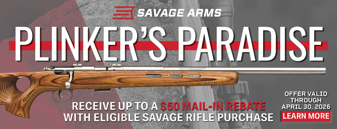 Savage Plinkers Paradise Rebate